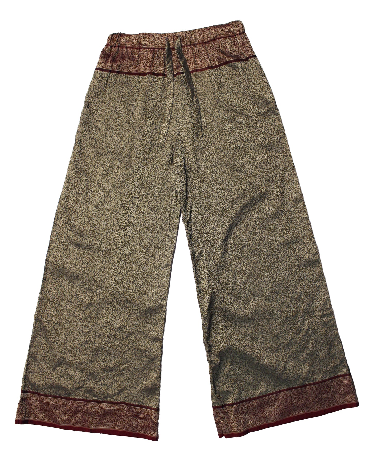 Shahee Pant - Red, Grey & Gold