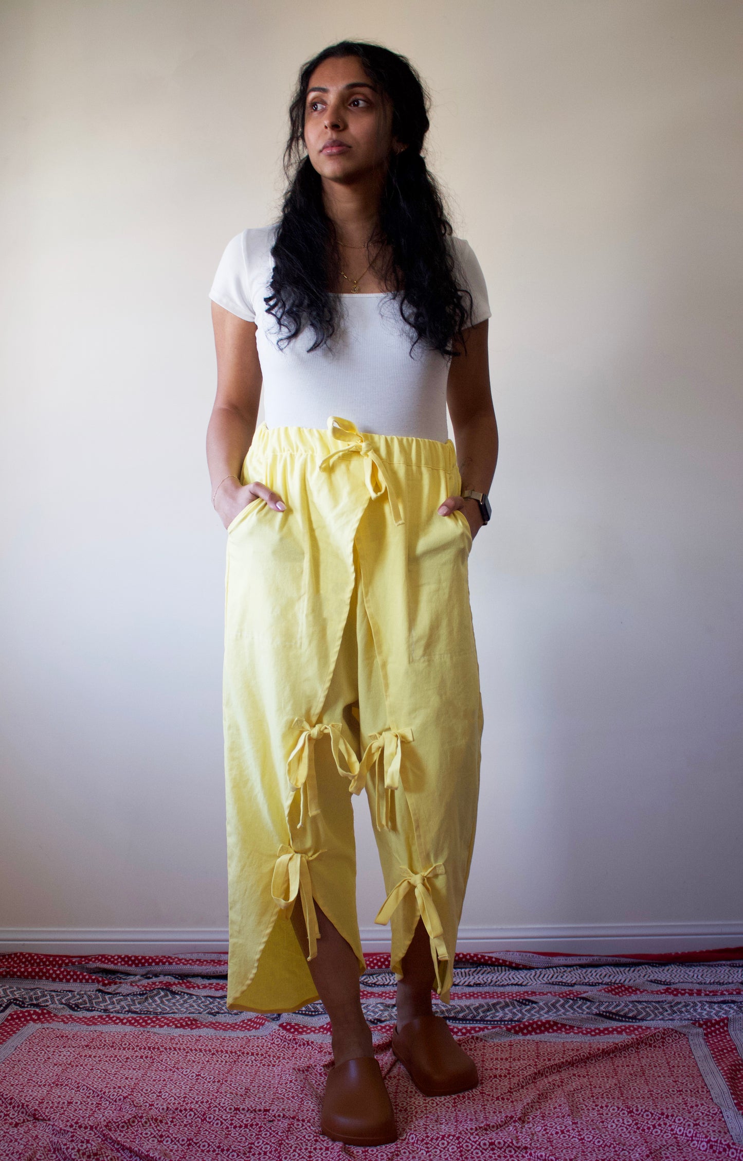 Bandhani Baby Yellow Pant