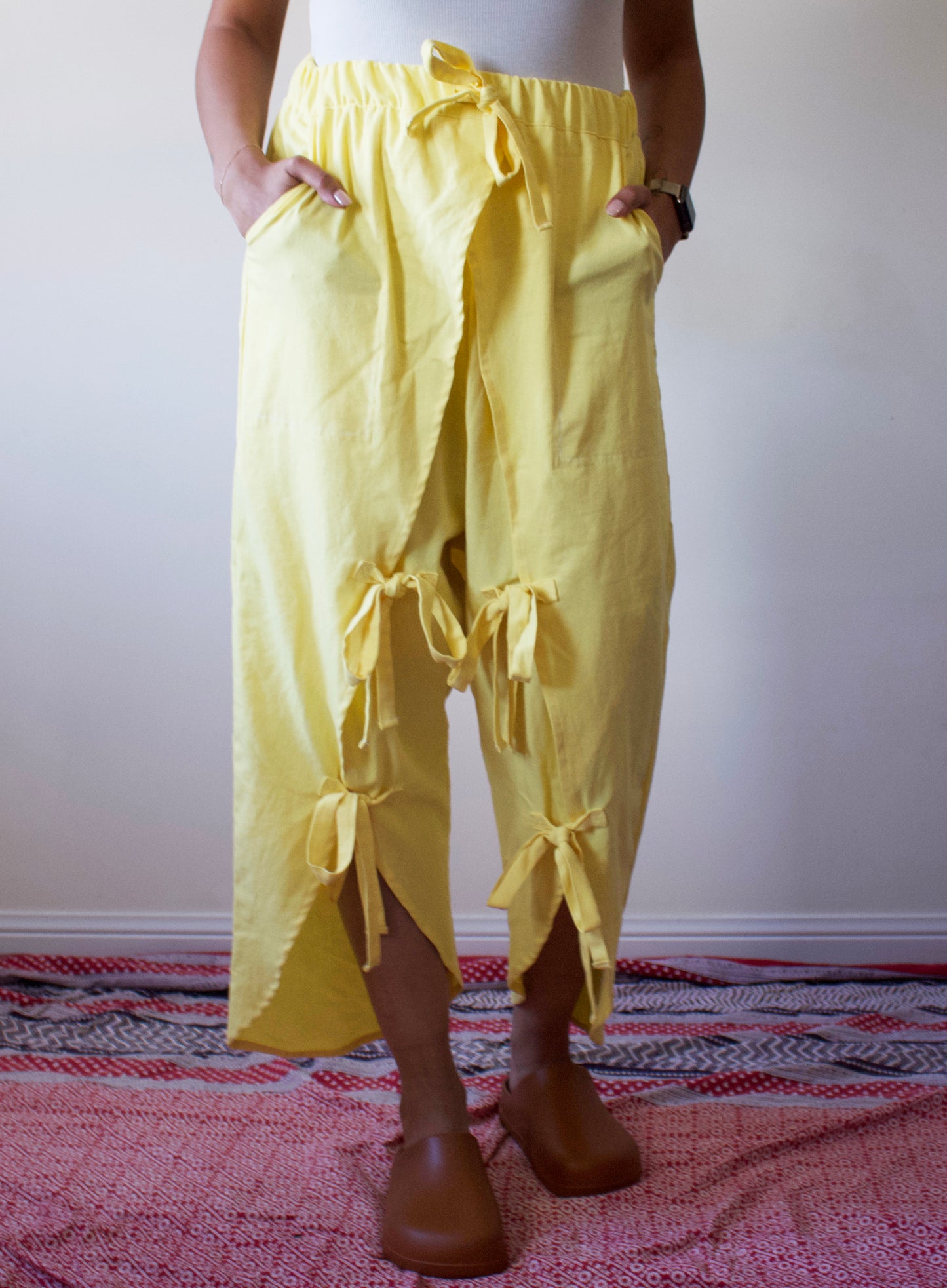Bandhani Baby Yellow Pant
