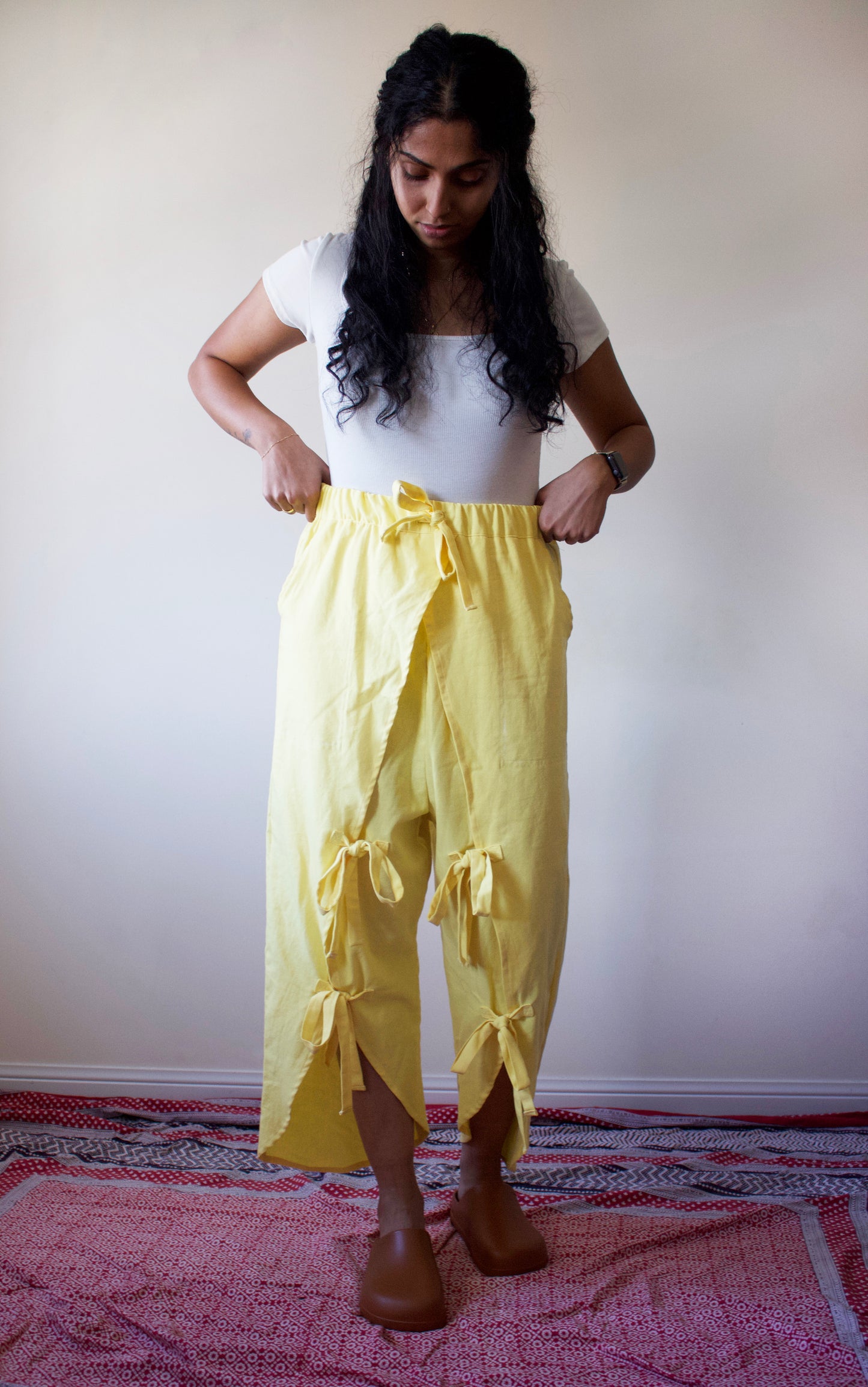 Bandhani Baby Yellow Pant