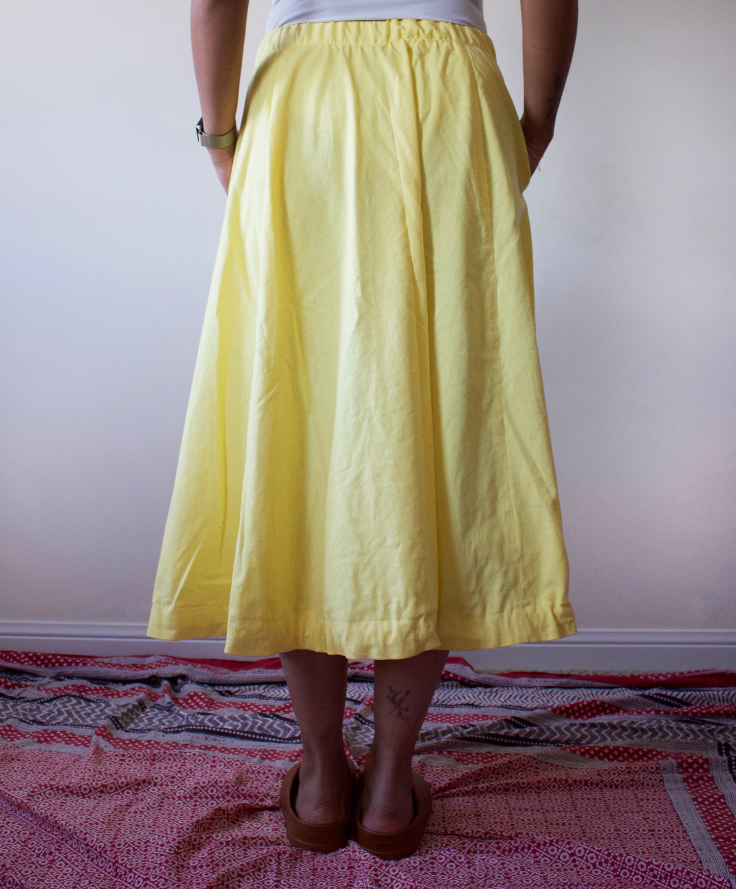 Baby Yellow Modular Circle Skirt