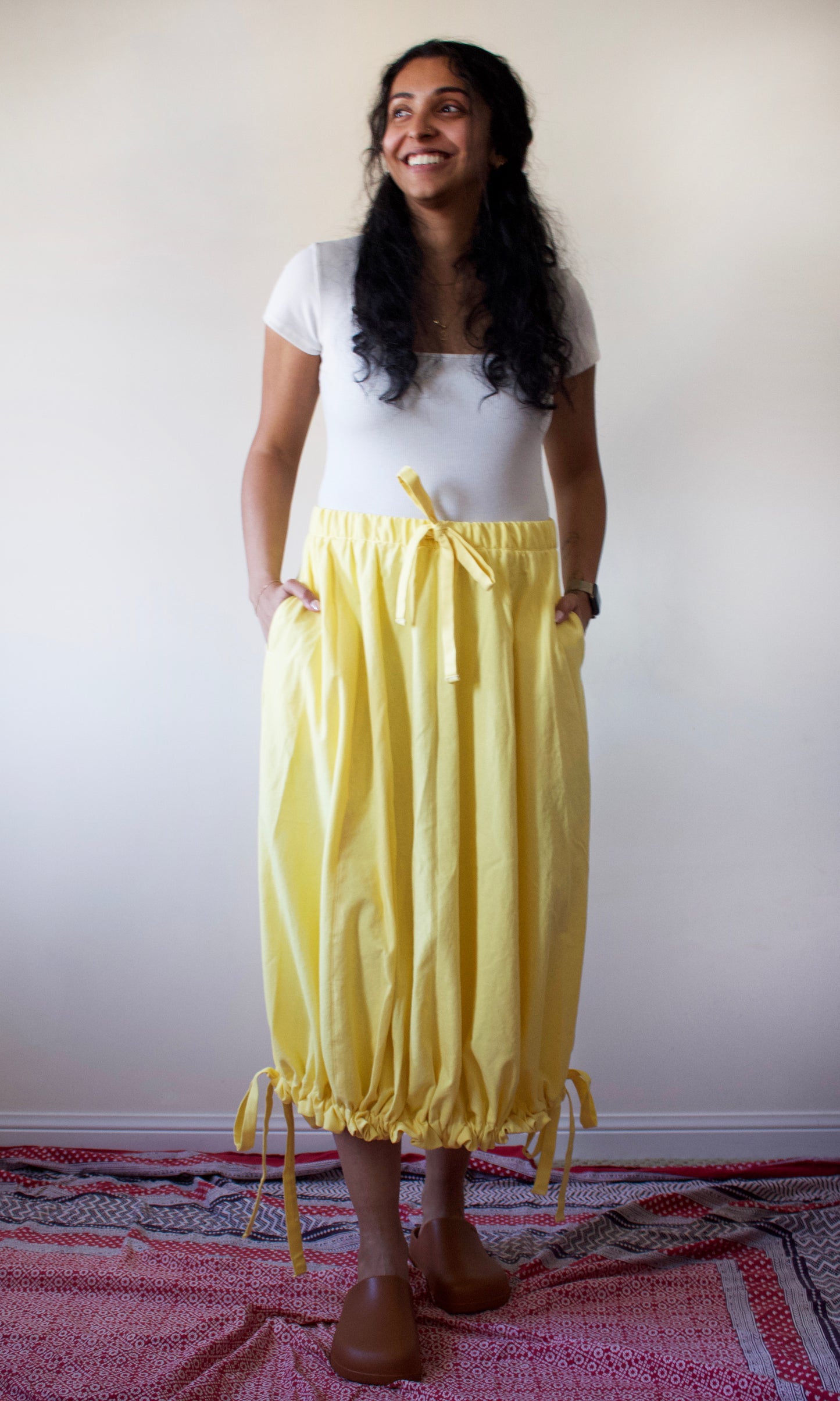 Baby Yellow Modular Circle Skirt