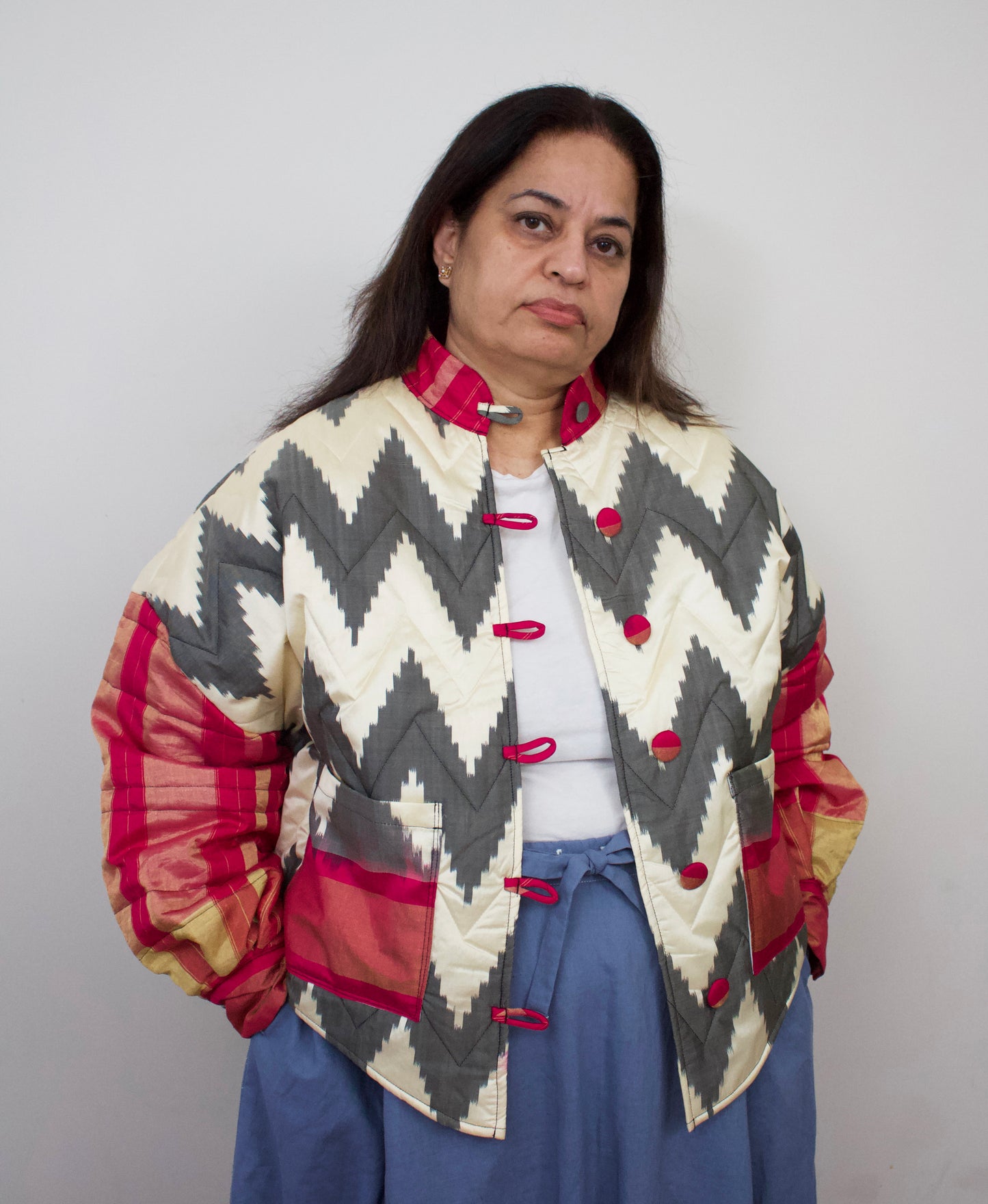 Palm Tree Sari Jacket
