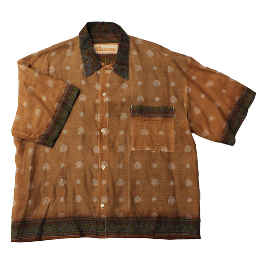 Akshara Shirt - Printed Beige Size 4