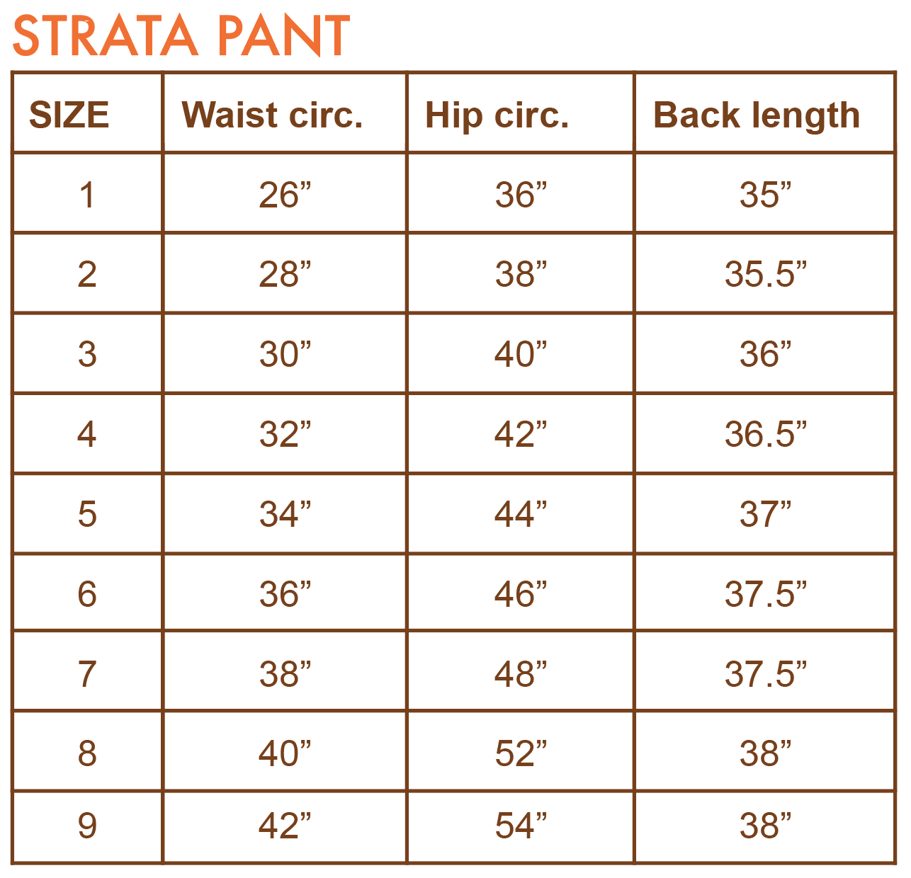Strata Pant - Chocolate Brown