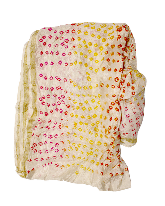 Tie Dye White Fabric