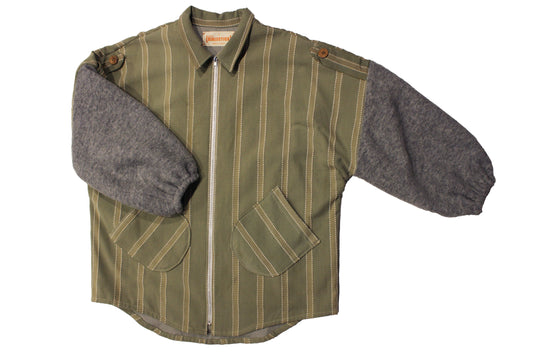 Chanda Jacket - Sage Green & Grey Size 8