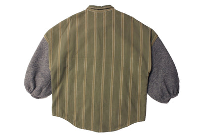 Chanda Jacket - Sage Green & Grey Size 8