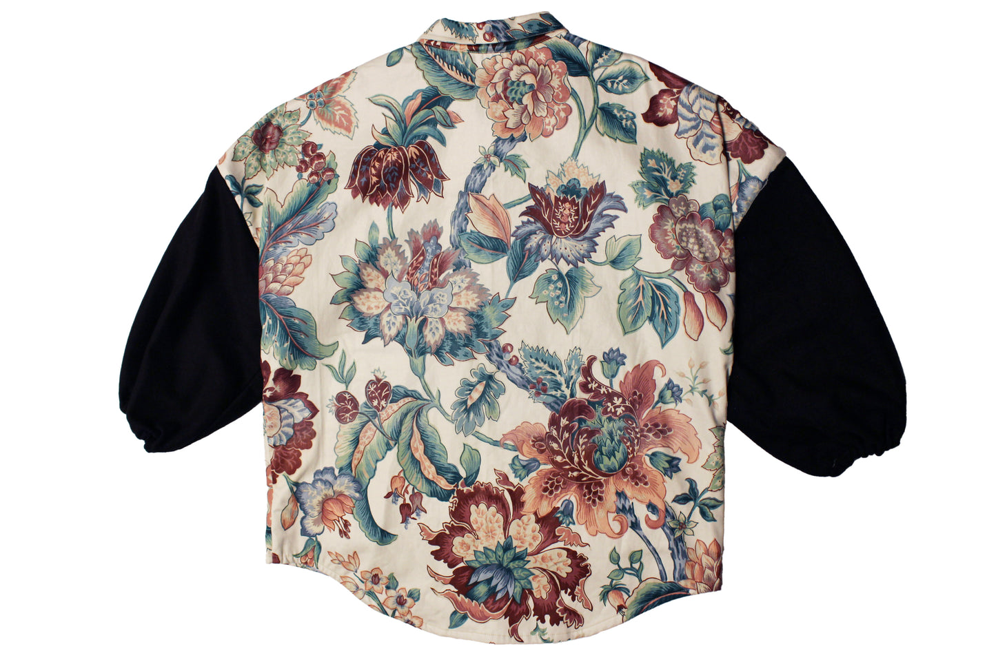 Chanda Jacket - Maroon Floral Size 8