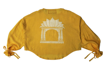 Lotus Palace Top - Turmeric